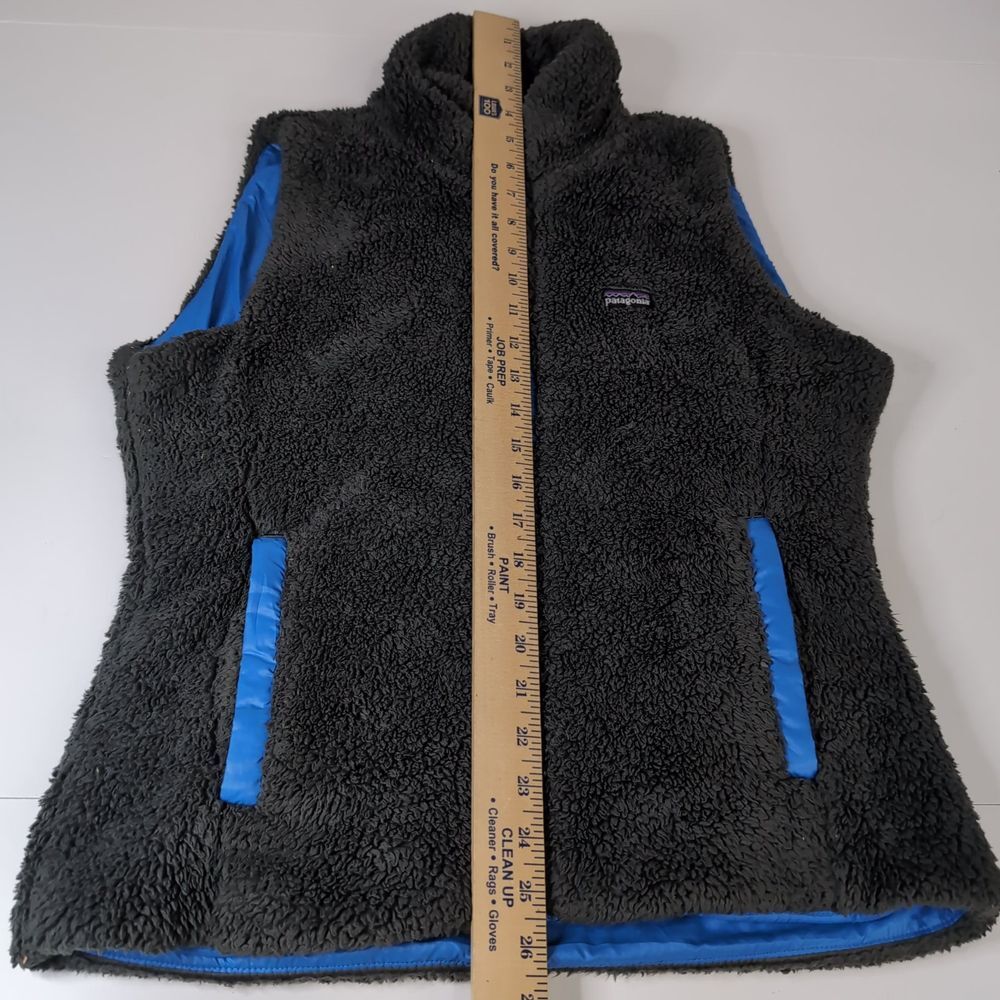 Patagonia Los Lobos Vest Reversible Full Zip‎ Fleece Womens Size Small - Picture 2 of 10